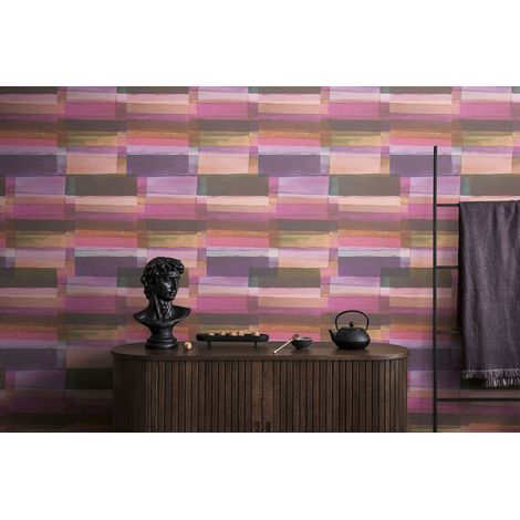 Papier peint Géométrique Violet Anna D'Andrea A.S. Création (1/5)