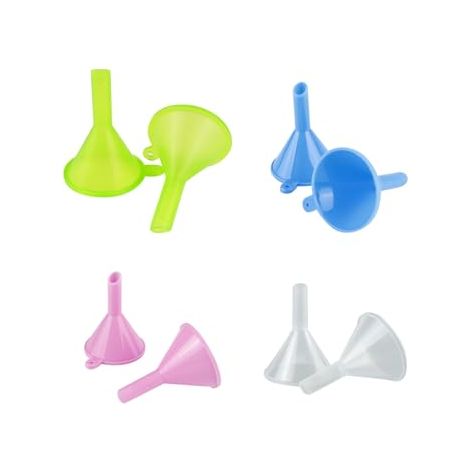 Mini-Trichter, BPA-freies PP für Öle, Parfums, Lotionen und Kosmetika – ein vielseitiges Werkzeug für Küche und Labor – erhältlich in 4 Farben (Grün, Blau, Rosa, Weiß) (1/5)