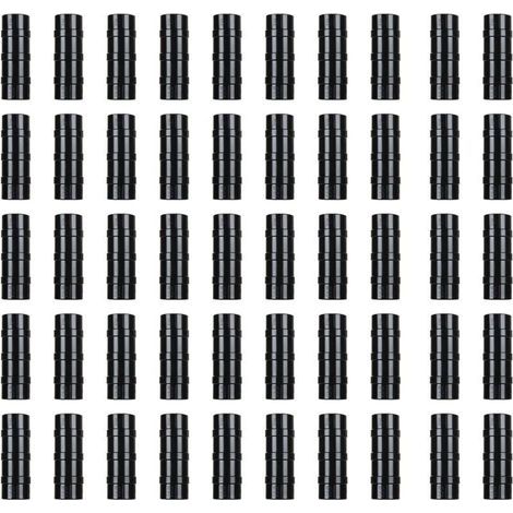 pair Lot de 50 pinces pour film de serre, 25 mm, pour la fixation de films plastiques, filets anti-insectes et filets d'ombrage. (1/4)