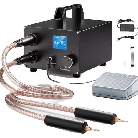 Punktschweißmaschine, Dual-Puls-Effizienz, Energiespeicherung, 110V-240V (1/2)