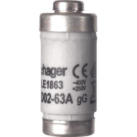 Fusible D02 gG 63A 400VAC (1/4)