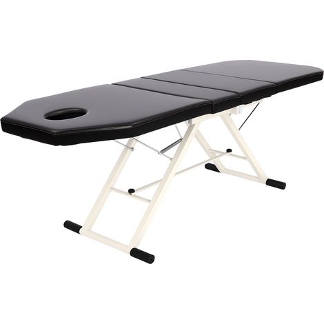 Table de Massage Pliante 3 Section Longueur de 182cm de Lit de Massage Professionnelle Portable pour Thérapie Salon Massage (1/5)