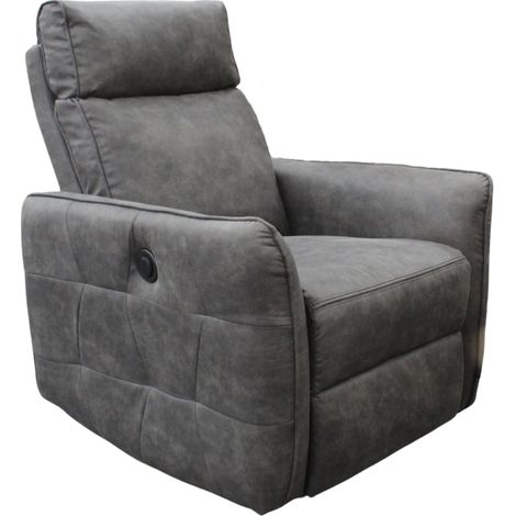 Fauteuil électrique relax gris anthracite Lito (1/5)
