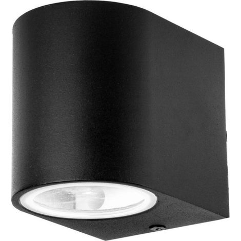 Foco de pared LED redondo V-TAC GU10 (máx. 35 W), color negro, IP44 (1/5)