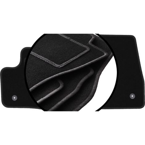 Komplettset Veloursmatten für: Ford Transit Connect FL Kastenwagen (2017-)