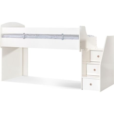 Bett Midi weiß 90x200cm (1/3)