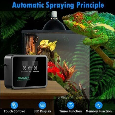 Système de brumisation Intelligent pour Reptiles, système de brumisation Automatique pour Terrarium, système de brumisation de la forêt Tropicale, système d'arrosage des Plantes d'intérieur (1/2)