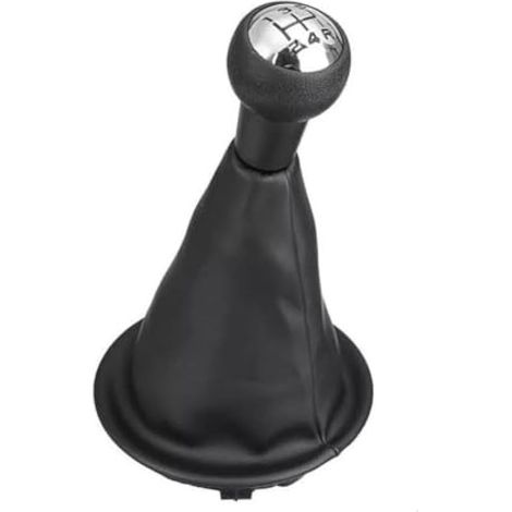 Pommeau de Levier de Vitesse avec Soufflet, Kit de Pommeau de Vitesse Manuel 5 Vitesses avec Cache Poussière, Remplacement pour Berlingo pour C3 pour C4 pour C5 pour 207 pour 307 pour 308 (1/4)
