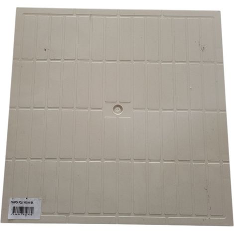 couvercle léger eau pluvial 40 x 40 cm sable polypropilène - INTERPLAST - Interplast (1/2)