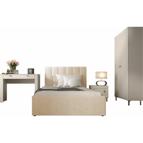 Ensemble de chambre Mormavu 112, Cachemire + Beige