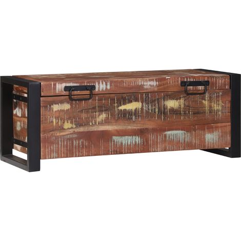 vidaXL Storage Chests Multicolour 80 x 30 x 30 cm Solid Reclaim wood (1/5)