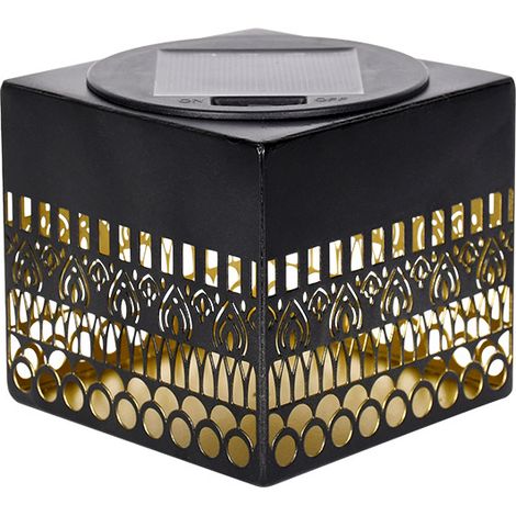 Lampe de table à projection solaire RGB, décoration romantique étanche pour repas en plein air (1/2)