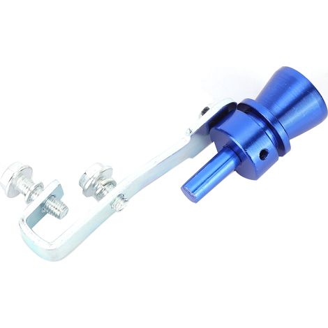 Sifflet sonore turbo voiture, gorge silencieux tuyau échappement alliage aluminium bleu M 1 pièce (1/5)