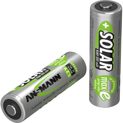 Ansmann HR06 Solar maxE Mignon (AA)-Akku NiMH 800 mAh 1.2 V 2 St. (1/5)