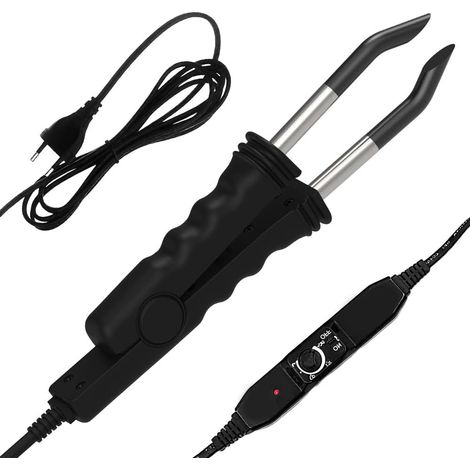 Hair Extension Clip 220-240V Hair Extension Clip for Bonding Keratin Fixing 80-220°C Replacement for Home and Salon Use (EU Plug) (1/5)