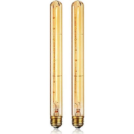 Ampoule tubulaire longue dimmable E27 40W style rétro 220V (lot de 2) (1/5)