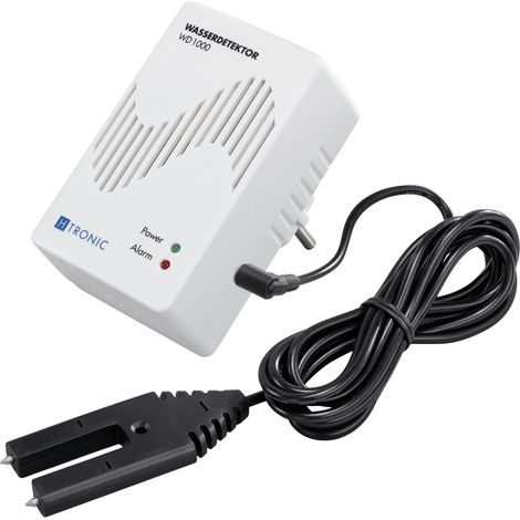 H-Tronic 1114720 WD 1000 Wassermelder mit externem Sensor über Steckdose