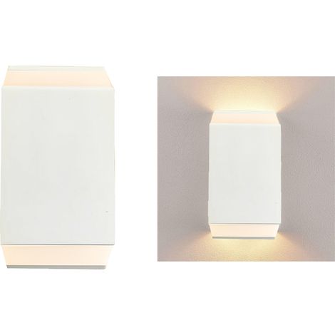 Applique Led Lampada Parete 6W Rettangolare Luce Calda Lume Interno Esterno FD-8 (1/5)