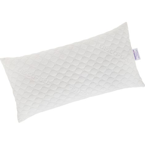 Oreiller viscoélastique avec Flocons 100% viscoélastiques. Tissu Stretch Viscogel. Fermeté Moyenne à Haute (Toutes Les Dimensions Disponibles). (75 cm) (1/5)