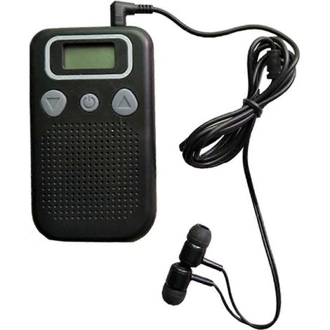 Amplificateur vocal pour personnes âgées, amplificateur de son de poche avec grand écran LCD (1/5)