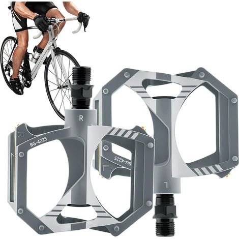 Pédales pour Vélo Tout Terrain - Pièce Légère Antidérapante - Pédales De (1/5)