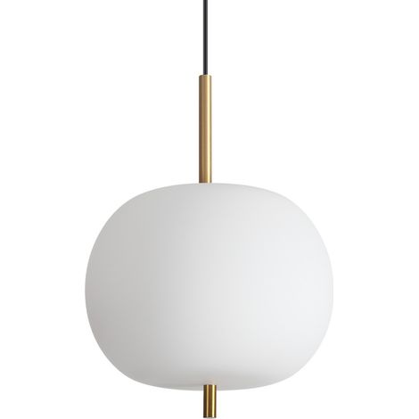 Ideal Lux UMILE 30cm LED-Kugel-Pendelleuchte, Deckenleuchte, Weiß, 3000K