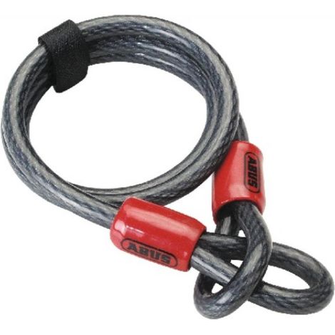 Câble en acier COBRA 2 boucles - ABUS Noir