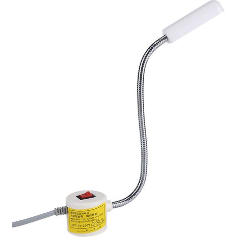 Magnetische Werkstattleuchte mit 12 flexiblen LEDs, USB-betrieben, 110–250 V, für Nähmaschinen, EU-Stecker, verstellbare Lampe (1/5)
