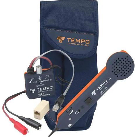 Tempo 701K Set von Sonden schwarz für elektrische Messungen