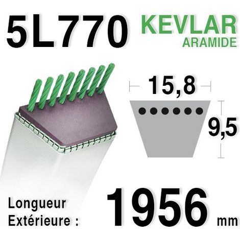 Courroie 5L770 - 5L77 RANSOMES - BOBCAT gsf 3514 ca NOMA 300680