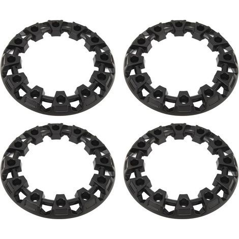 4 enjoliveurs de roue universels pour quad et karting 6 pouces (diamètre extérieur : env. 170 mm / 6,7 pouces, diamètre intérieur : env. 110 mm / 4,3 pouces) (1/5)
