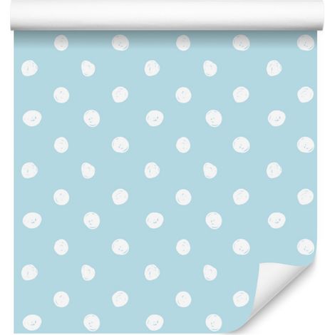 Papier peint à pois délicats pour salon et chambre 50x1000 cm (1/5)