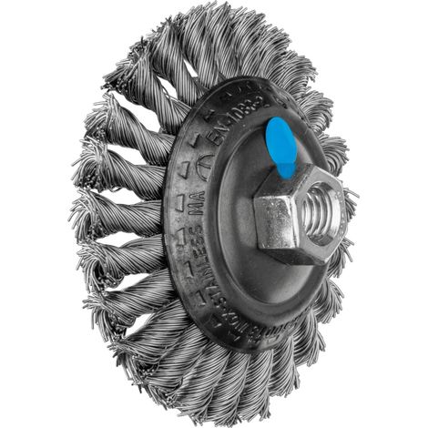 PFERD TOOLS Kegelbürste gezopft KBG Ø 100x13 mm M14 Edelstahl-Draht-Ø 0,50mm Winkelschleifer (1) (1/5)
