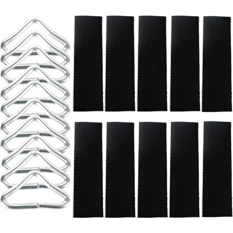 10 Pack Trampoline Spring, Trampoline Accessories, Trampoline Triangle Buckle (1/5)