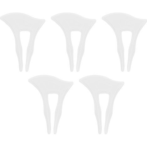 5 Moules en Silicone pour Barrettes à Cheveux, Démoulage Facile, Lisse, Élastique et Réutilisable, Idéal pour la Fabrication de Bijoux DIY à la Maison (1/5)