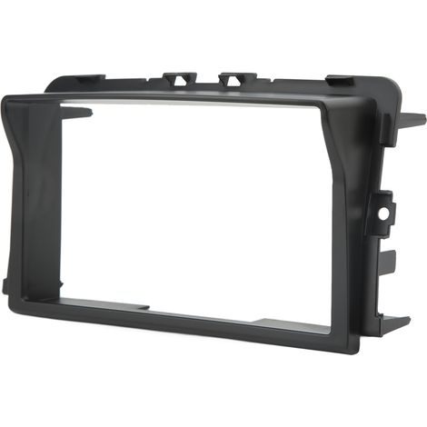 Cache de panneau de navigation de tableau de bord de voiture, noir texturé, garniture de remplacement pour écran de navigation Trafic 2011-2012 (1/5)