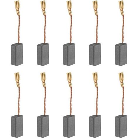 Universelle Kohlebürsten für Elektrowerkzeuge – 10er-Packung, Abmessungen 16 × 8 × 5 mm, kompatibel mit S1M, FF03, 100A/6, A86C