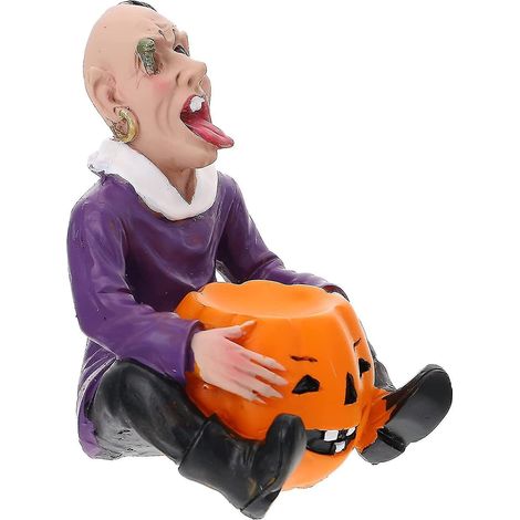 Figurine de citrouille de Noël, décoration de table, centre de table, décoration de gâteau, accessoires de maison hantée (1/5)