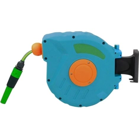 Tubo irrigazione con avvolgitubo automatico 20 + 2m con lancia