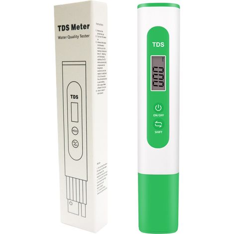 Stylo testeur de qualité de l'eau TDS – 25 x 14 x 134 mm, résolution de 1 ppm, fonctionnement sous 3 V