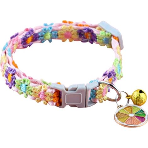 Haustierhalsband, verstellbare Passform, strapazierfähiges Nylonmaterial, 3PCs-b, A (1/2)