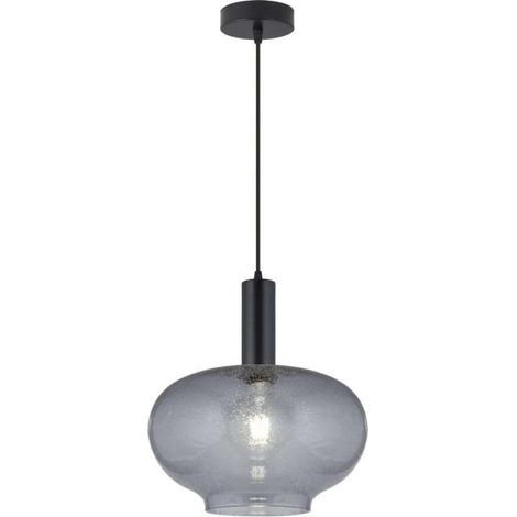 Colgante modelo Pataias acabado cristal negro/fumé, 43cm(alto) 30cm(ancho) 30cm(fondo) (1/4)