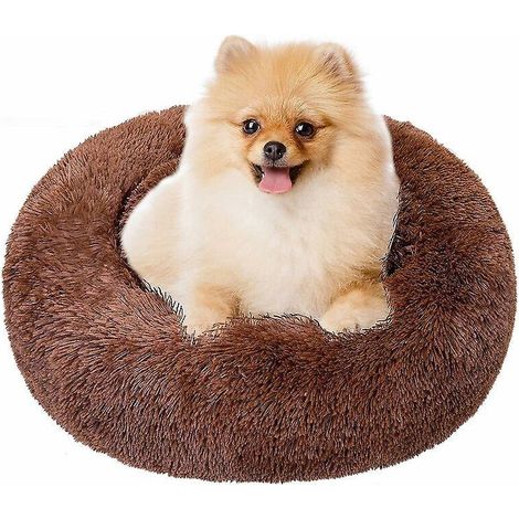 panier Rond Chien Coussin Chat Panier Donut, Panier Chien Lit Pour Chat Chien Extra-doux Confortable Et Mignon, Coussin Pour Chats Et Petits Chien (1/5)
