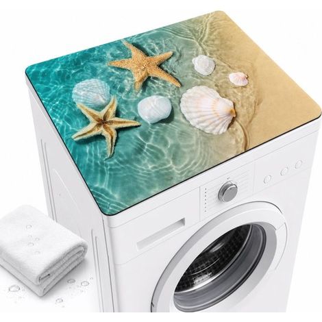 Tapis de protection antidérapant pour lave-linge et sèche-linge, protection pour appareils électroménagers, buanderie, cuisine et camping-car (1/5)