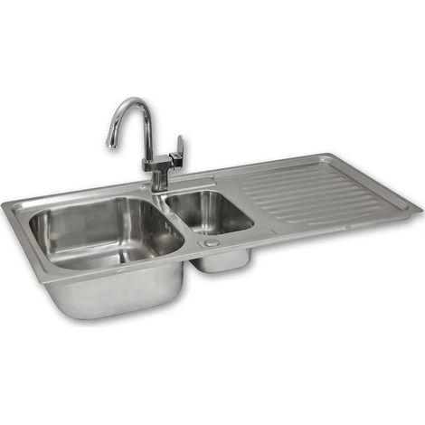 Premium Stainless Steel Kitchen Sink & Confetti Tap