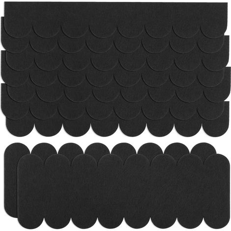 Lot de 45 Feuilles Bitumées Autocollantes Noires pour Toiture de Nichoir à Oiseaux (1/5)