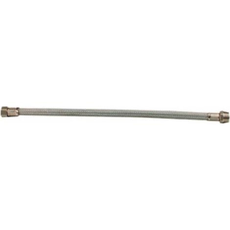 10 x FLESSIBILE INOX MAS 3/8 FEM 1/2 30CM DN.10