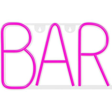 Forever Neon LED Bar Pink Bat con alimentazione USB