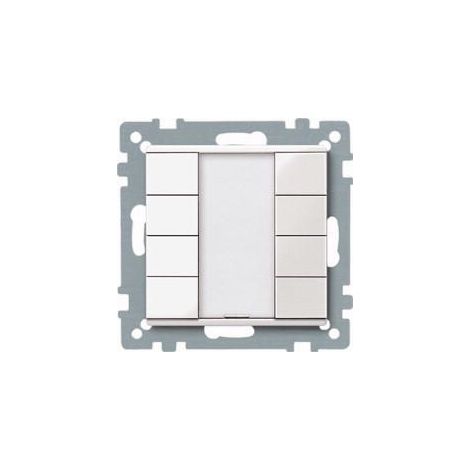 Merten 627819 Interruptor eléctrico blanco mate 8 botones
