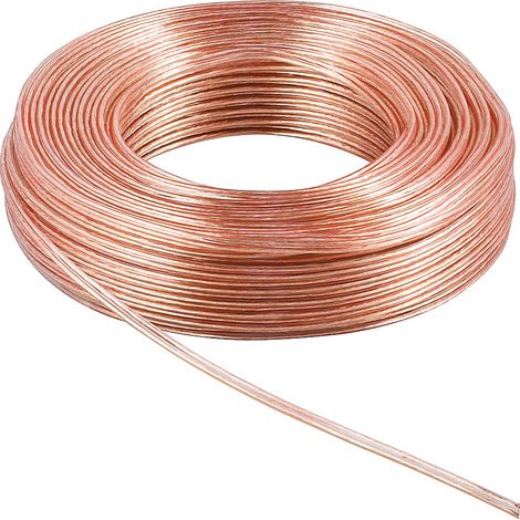 Goobay Lautsprecherkabel 2x4,0mm CCA 50m transp. (1/3)